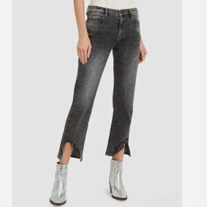 Frame Le High Straight leg Gray Acid Wash jeans